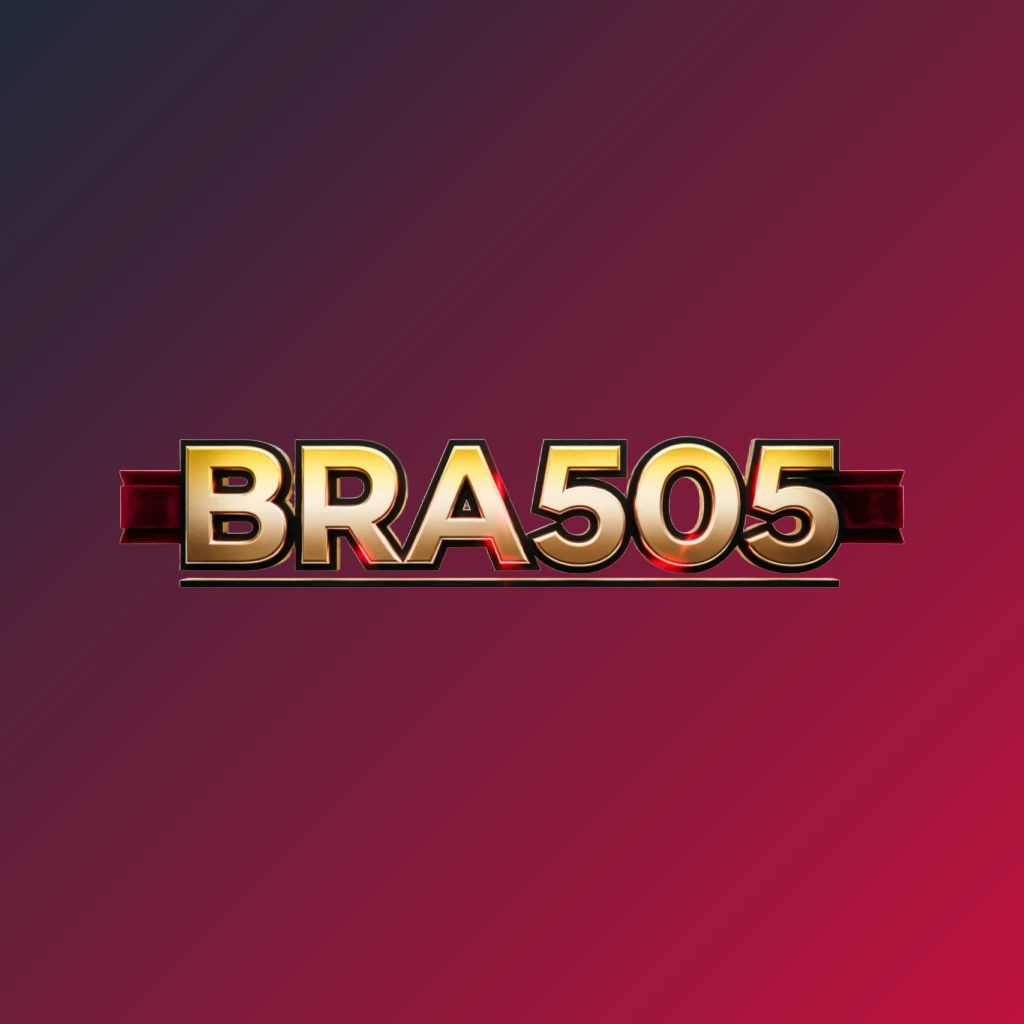 Logotipo de cassino de luxo para BRA505 com rico gradiente dourado, detalhes em vermelho e preto, luzes elegantes e estilo de entretenimento sofisticado em uma marca nominativa retangular horizontal ampla sobre fundo transparente Logotipo de cassino de luxo para BRA505 com rico gradiente dourado, detalhes em vermelho e preto, luzes elegantes e estilo de entretenimento sofisticado em uma marca nominativa retangular horizontal ampla sobre fundo transparente